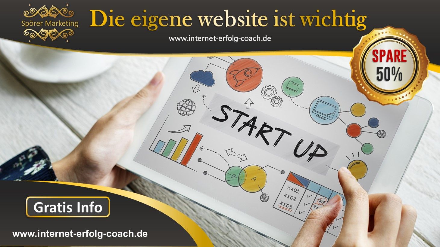 website mit cleverer Landingpage